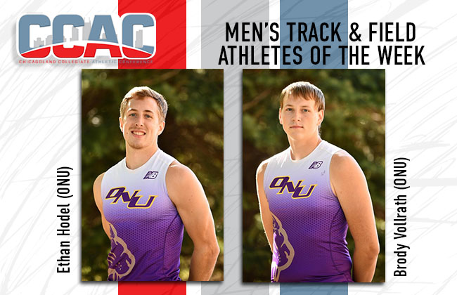 Olivet Nazarene Sweeps Men's Track & Field Weekly Honors