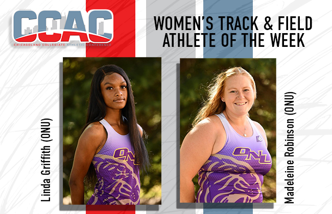 Griffith, Robinson Efforts Net ONU W. T&F Awards Sweep
