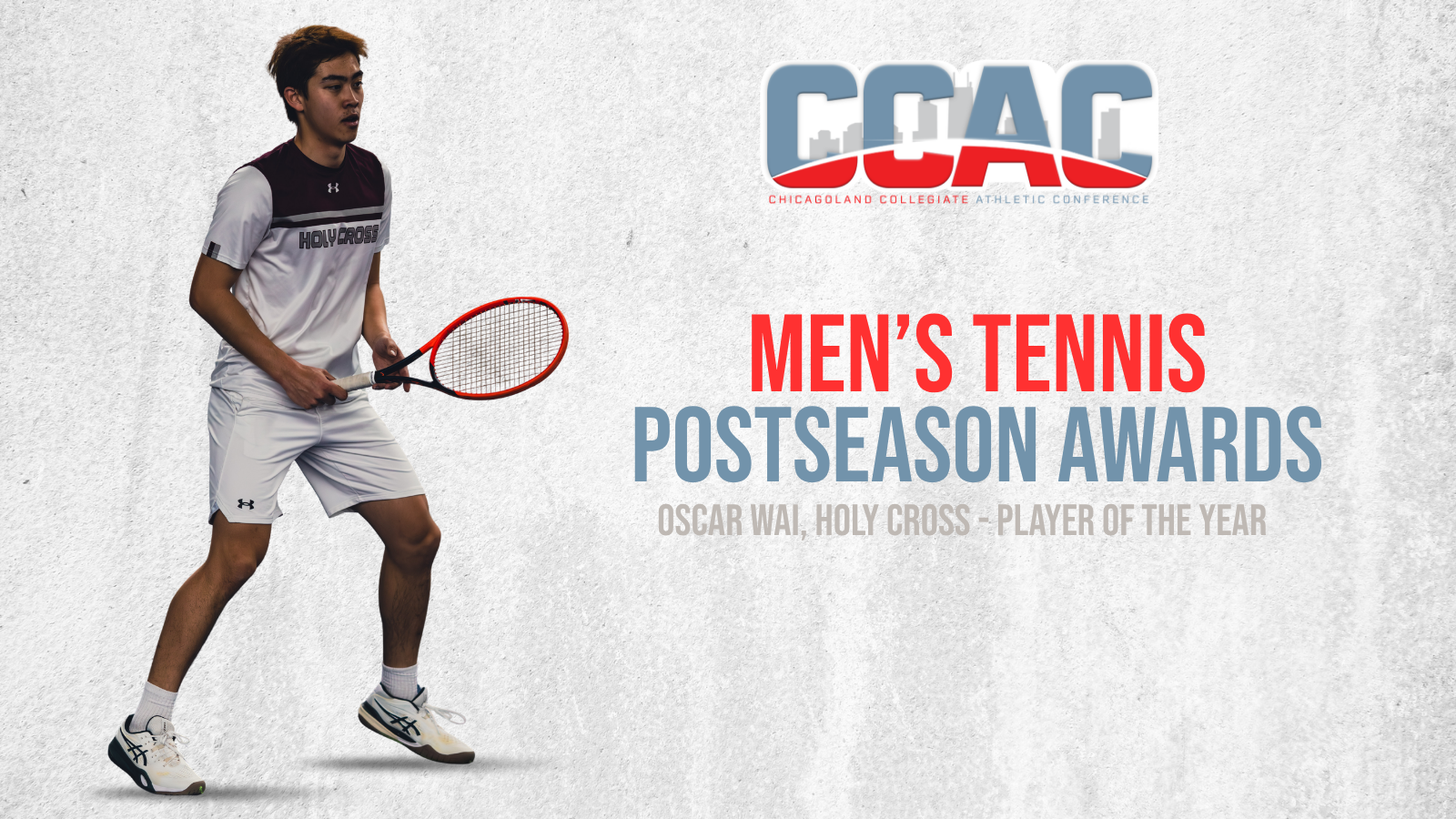 Led By Wai, Holy Cross Dominates Men's Tennis Postseason Honors