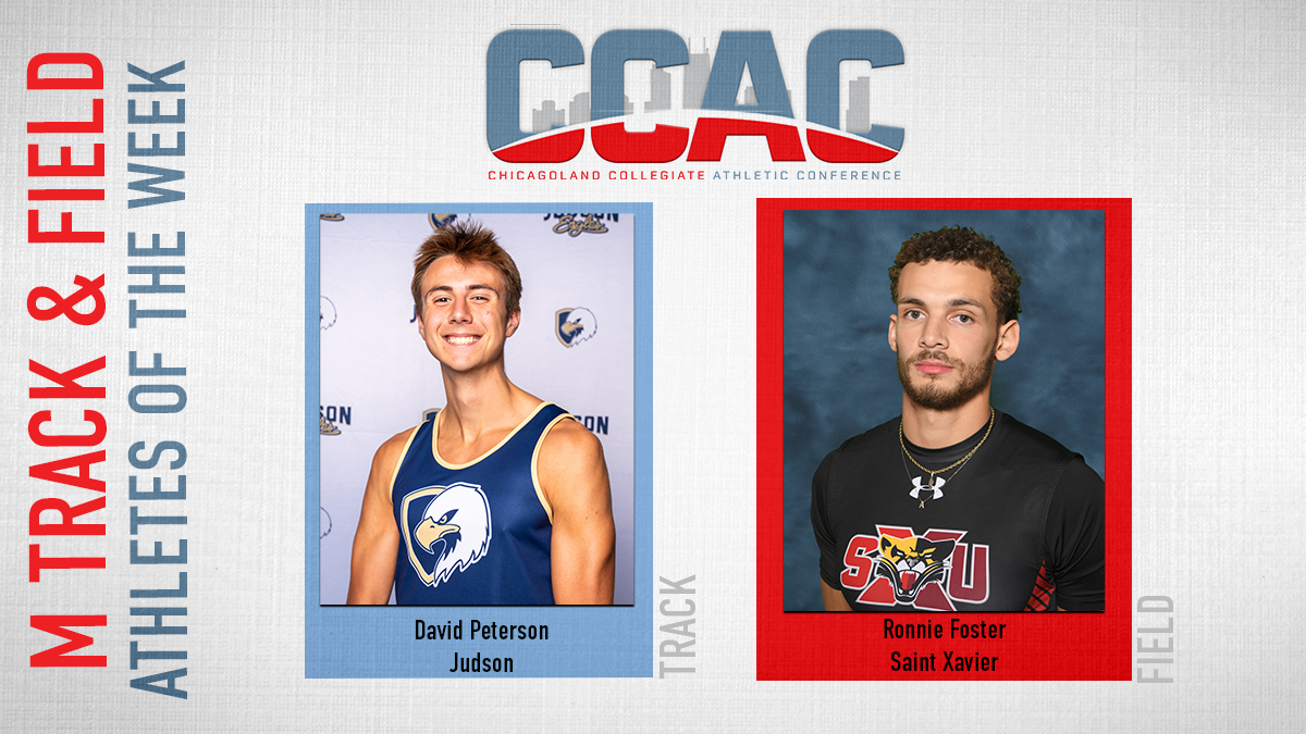 JU's Peterson, SXU's Foster Bring Home First Weekly Men's Indoor T&F Honors For 2024-25 Season