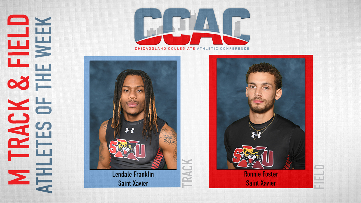 SXU's Franklin, Foster Wrap Up Indoor T&F Season With Sweep of Weekly Awards
