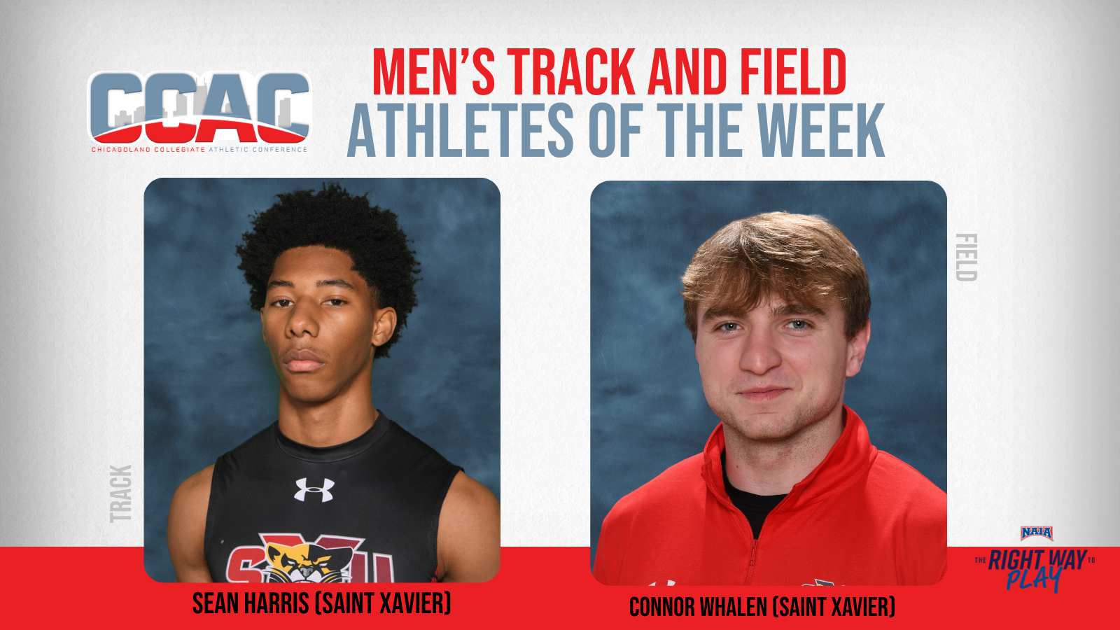 SXU's Whalen, Harris Strike Again On Men's Outdoor Track &amp; Field Front