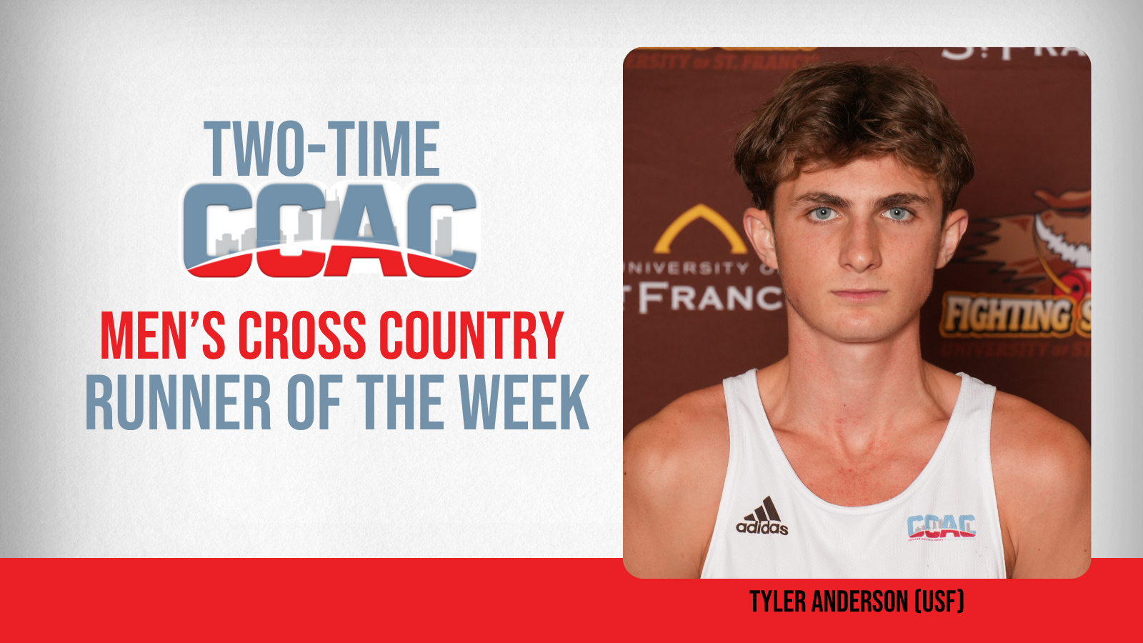 USF's Anderson Repeats As Men's Cross Country Runner of the Week