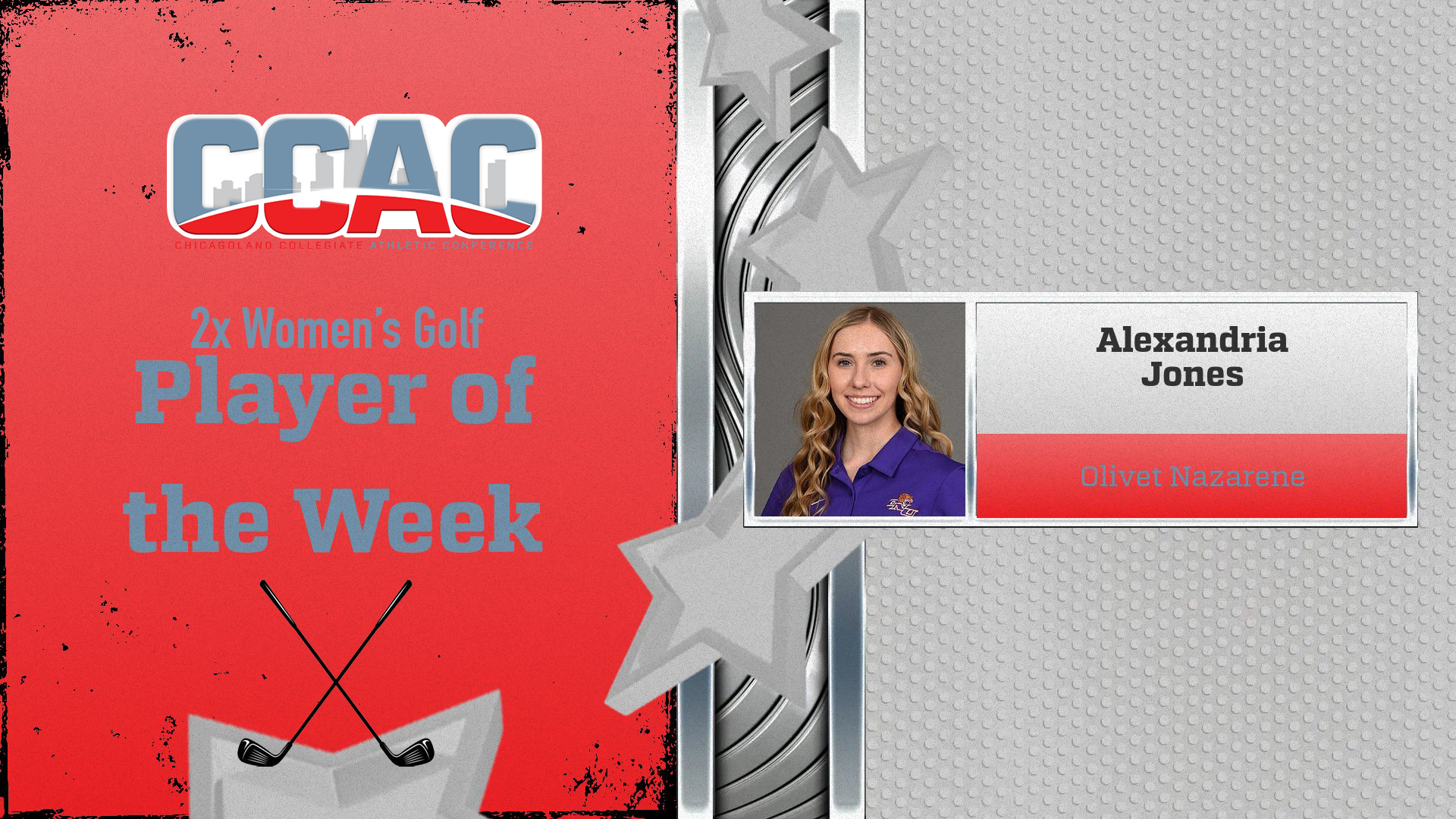 ONU's Jones Claims Second Women's Golf Honor In The Last Three Weeks