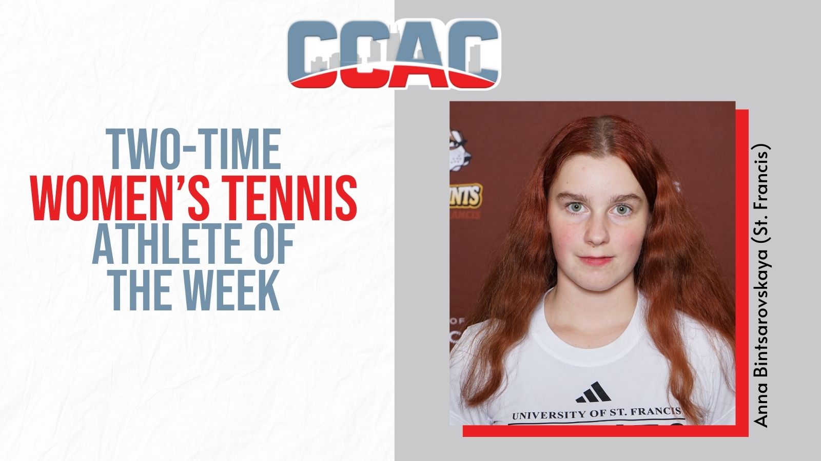 USF's Bintsarovskaya Repeats As Women's Tennis Player of the Week