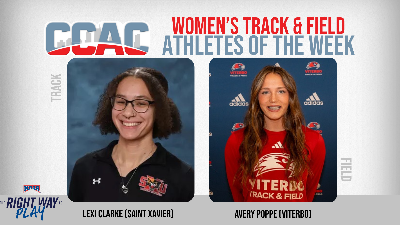 Record-Setting Performances By SXU's Clarke, VU's Poppe Net Women's Indoor T&amp;F Weekly Honors