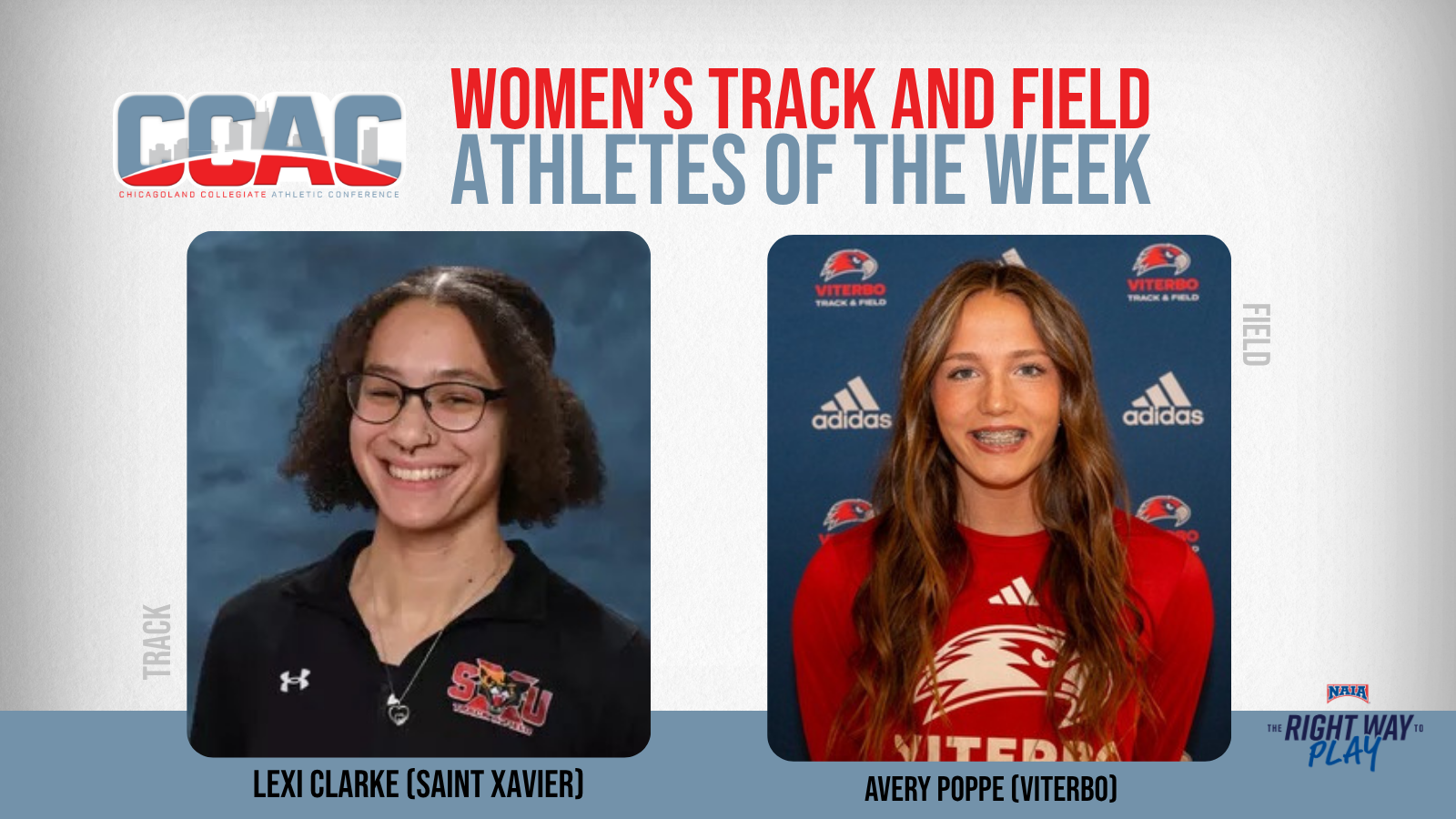 SXU's Clarke, VU's Poppe Garner Women's Outdoor T&F Accolades